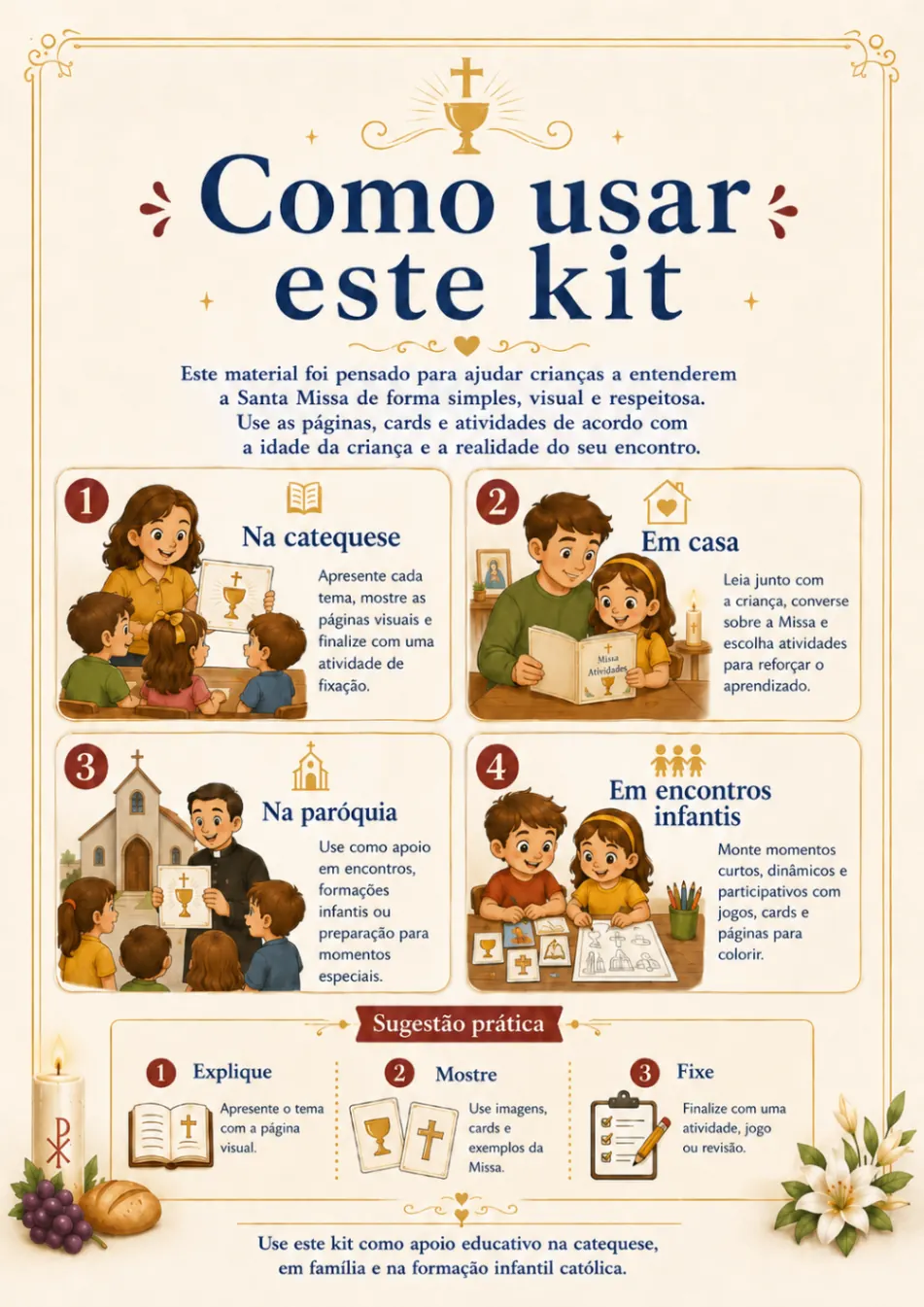 Como usar este kit