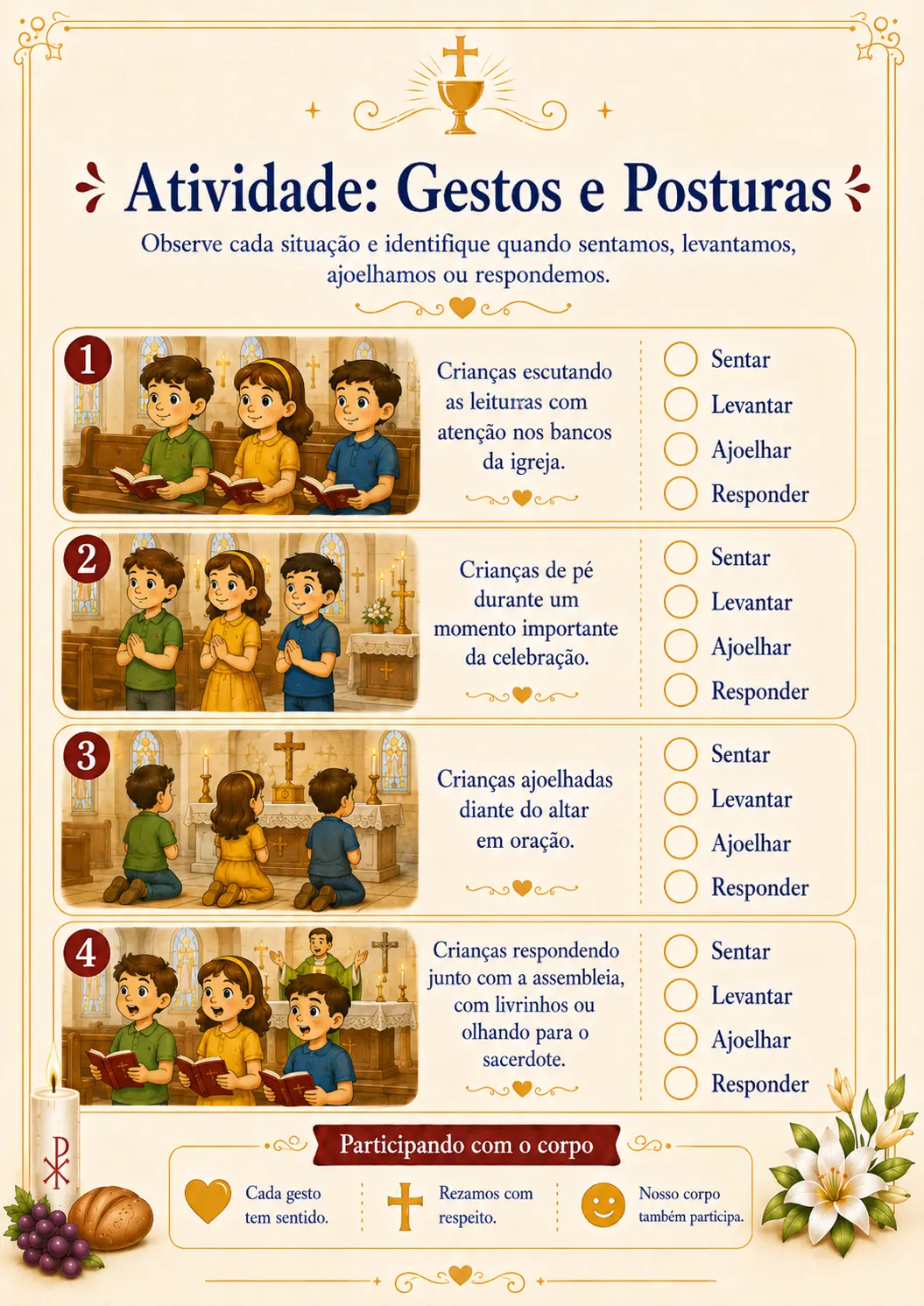 Atividade: Gestos e Posturas