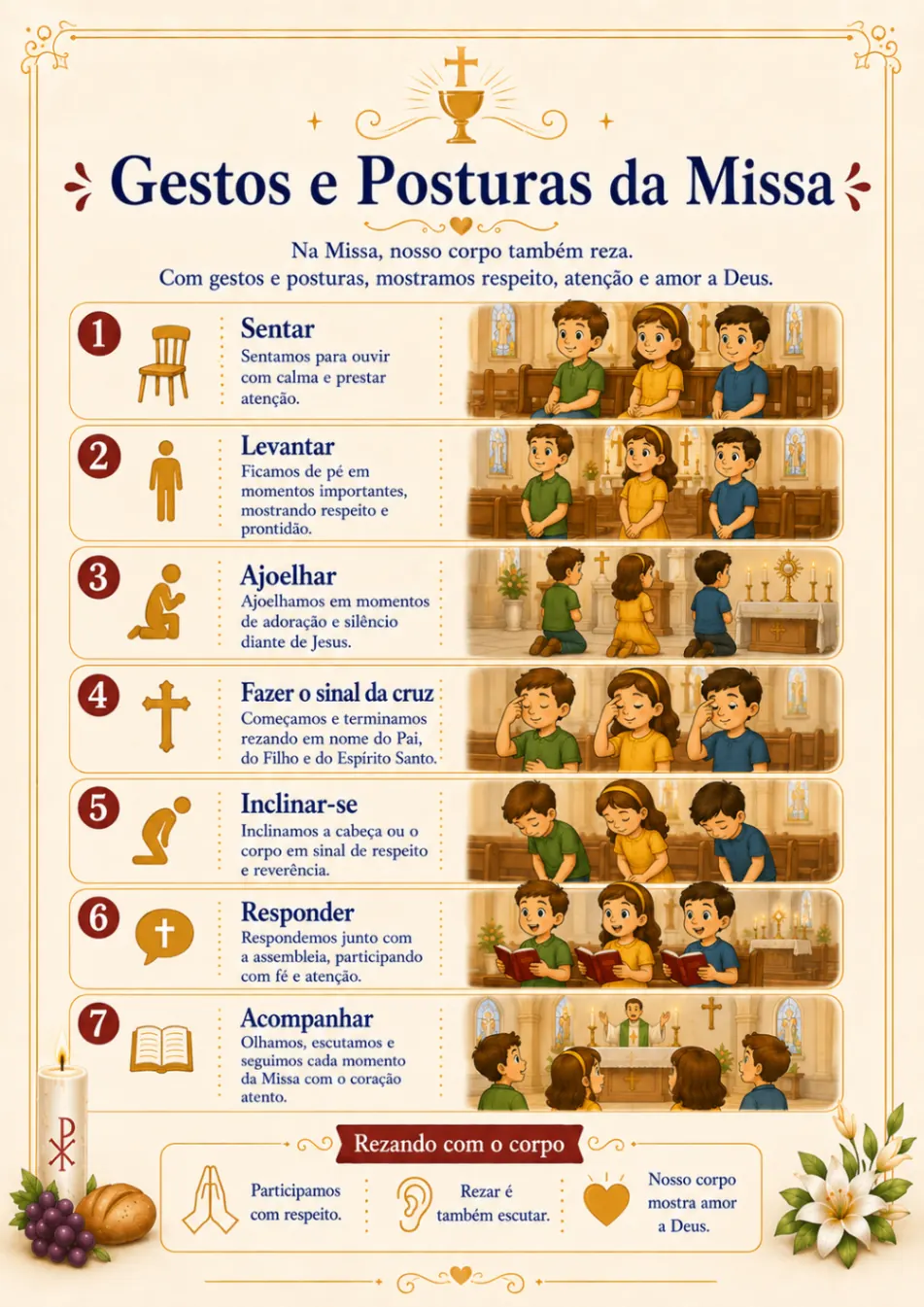 Gestos e Posturas da Missa